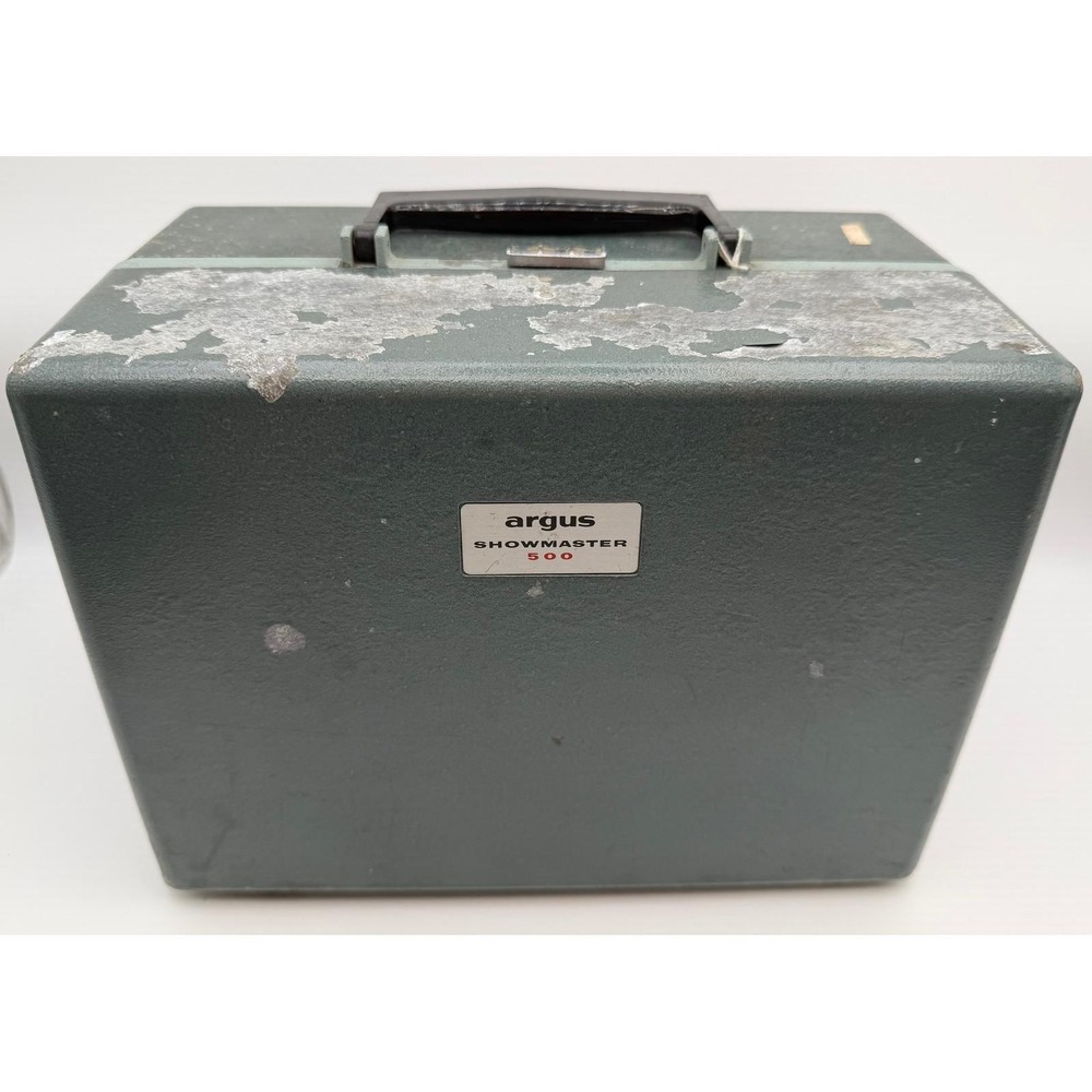 Argus Showmaster 500 Model 452 8mm Movie Projector Vintage Teal with Case
